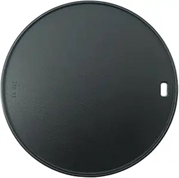 Reversible 12 Pizza Steel with Even Heating