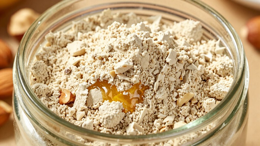 revive clumpy oily flour