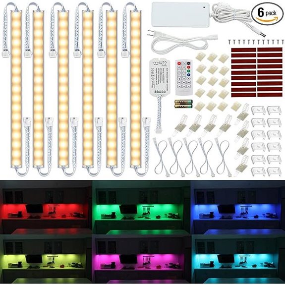 Litever Under Cabinet RGB & Warm White LED Kit