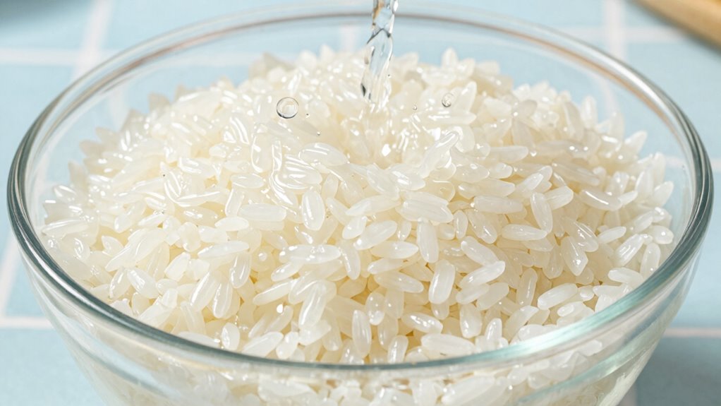 rinse rice until clear