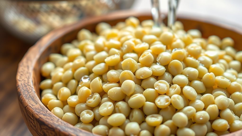 rinse soak drain properly