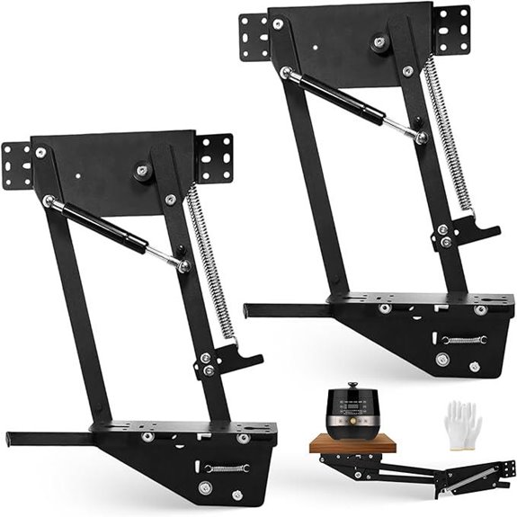 Heavy-Duty Kitchen Mixer Lift with Locking Mechanism