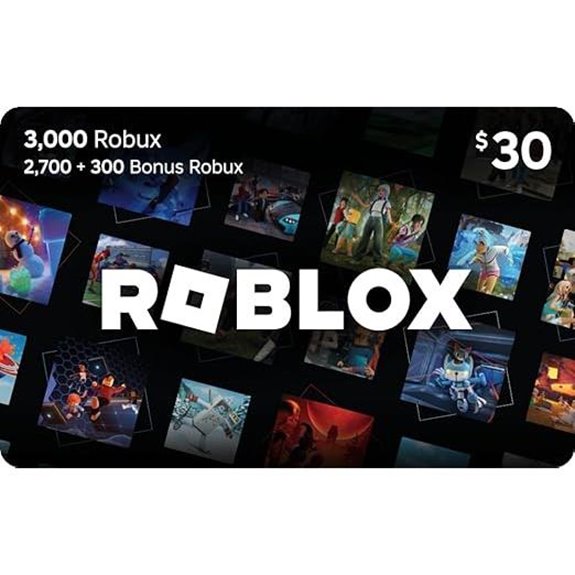 Roblox 3,000 Robux Digital Gift Card with Exclusive Item