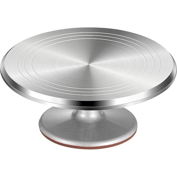 Puroma 12 Rotating Cake Turntable with Silicone Bottom