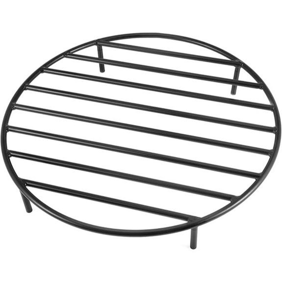 Onlyfire 19-Inch Round Fire Pit Grate with Legs