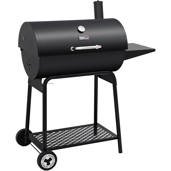 Royal Gourmet 30-Inch Charcoal Grill with Warming Rack