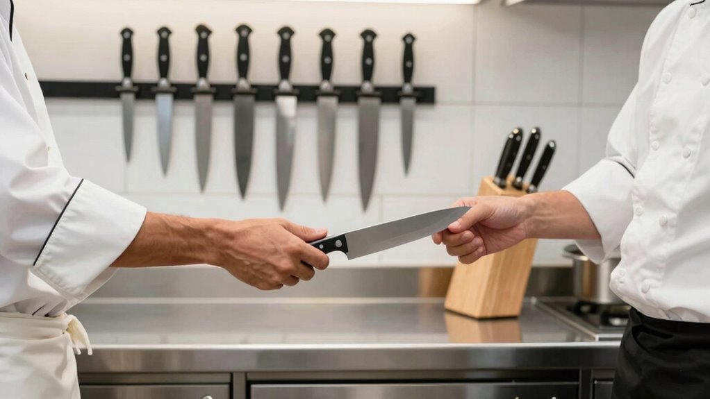 safe accessible knife storage