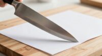 safe knife sharpness testing