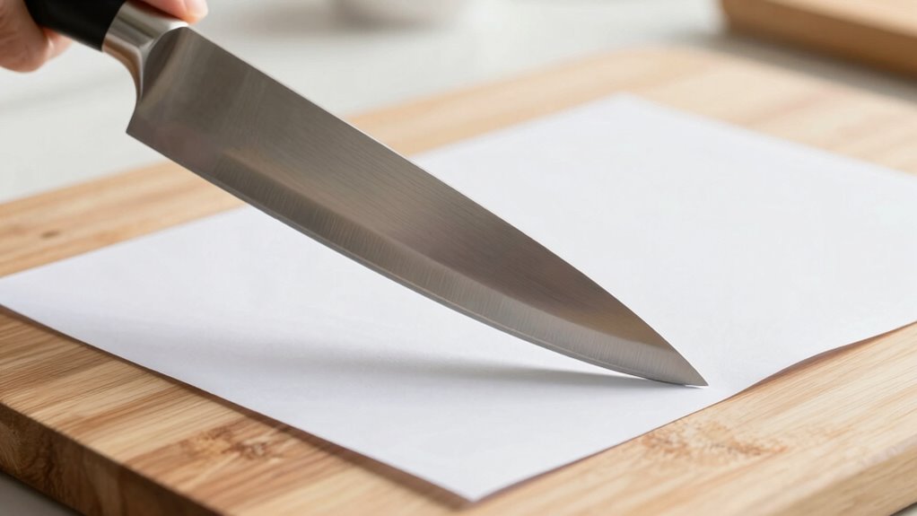 safe knife sharpness testing