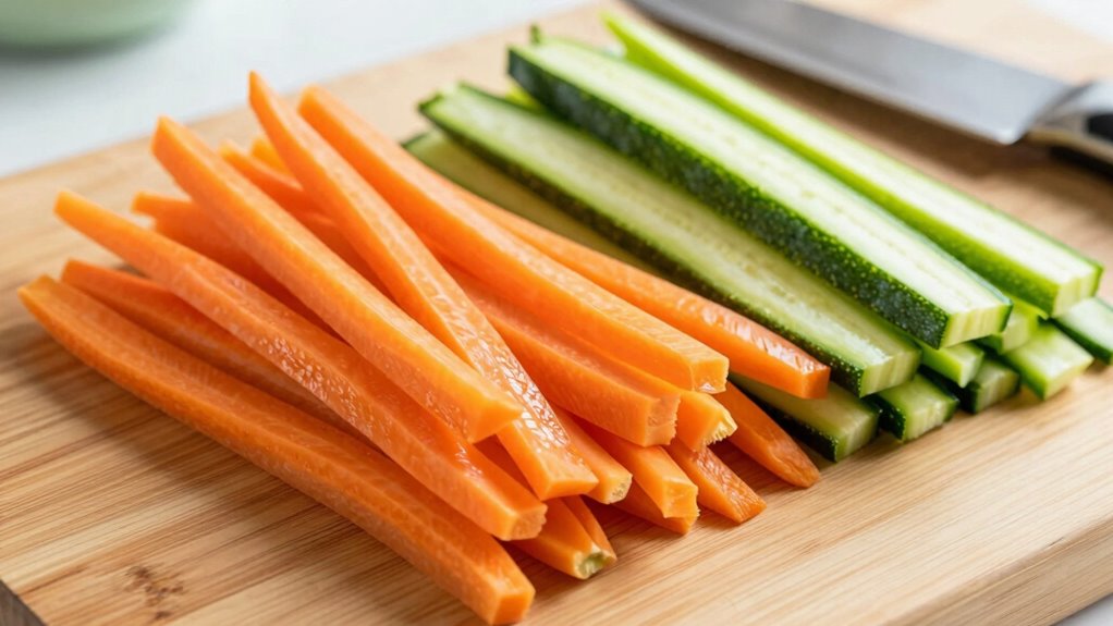 safe precise vegetable julienning