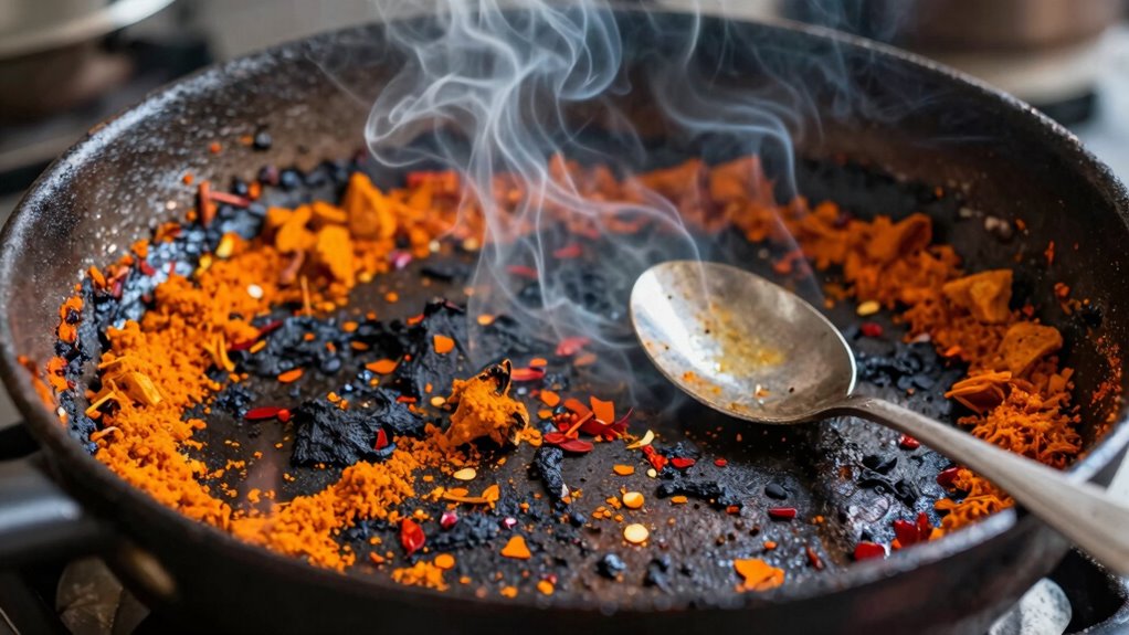 salvaging overcooked spices