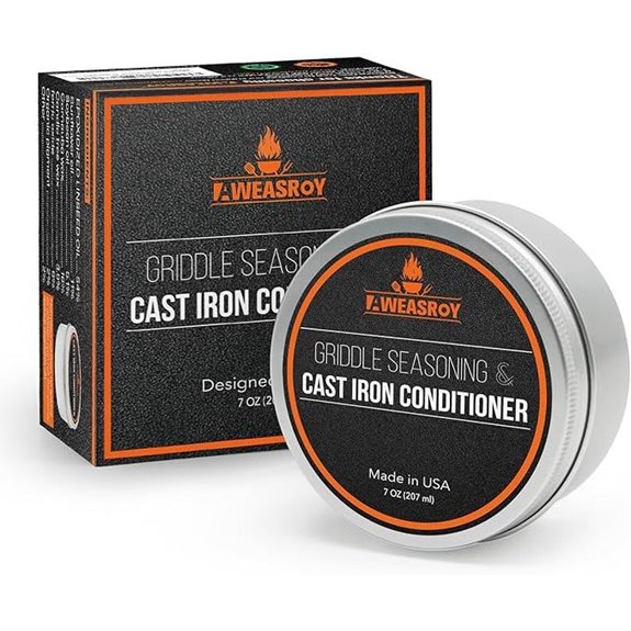 AWEASROY Cast Iron & Steel Griddle Seasoning
