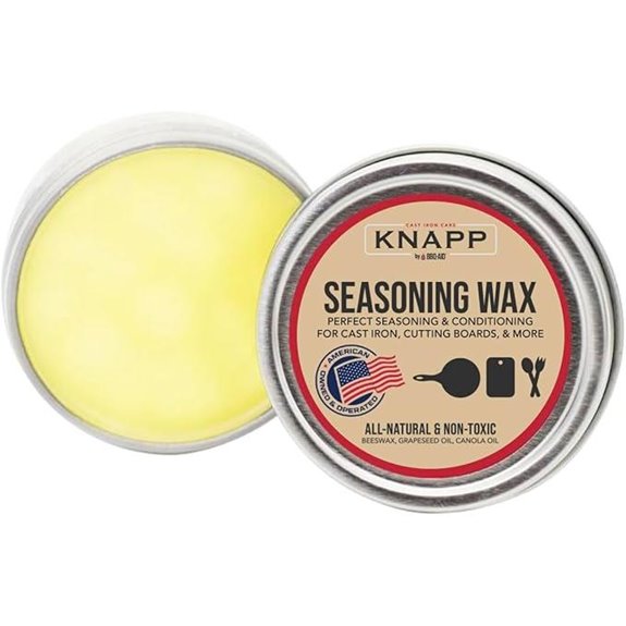 Knapp Made Cast Iron & Steel Seasoning Wax (2 oz)