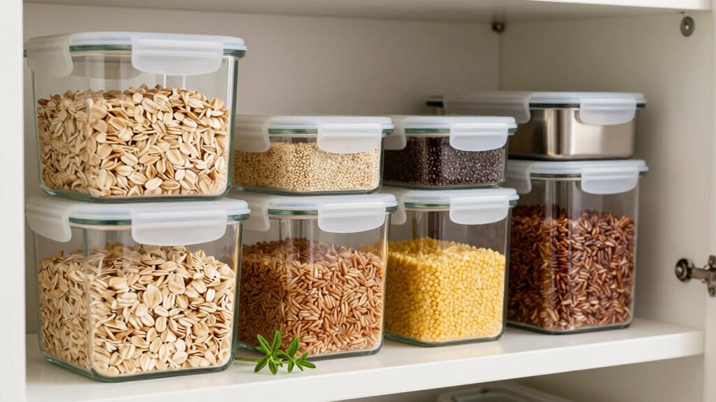 secure clear airtight grain storage