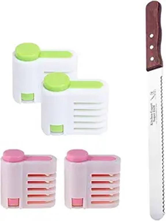 5 Pcs Adjustable Cake Slicer and Bread Cutter