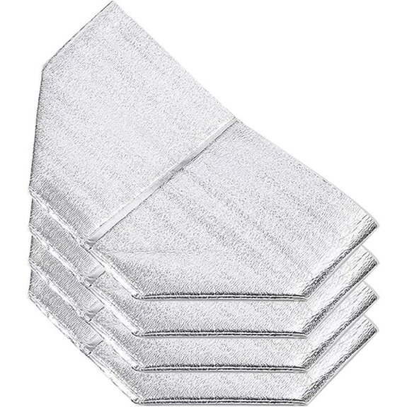 Reusable Insulated Thermal Bags (Pack of 4)