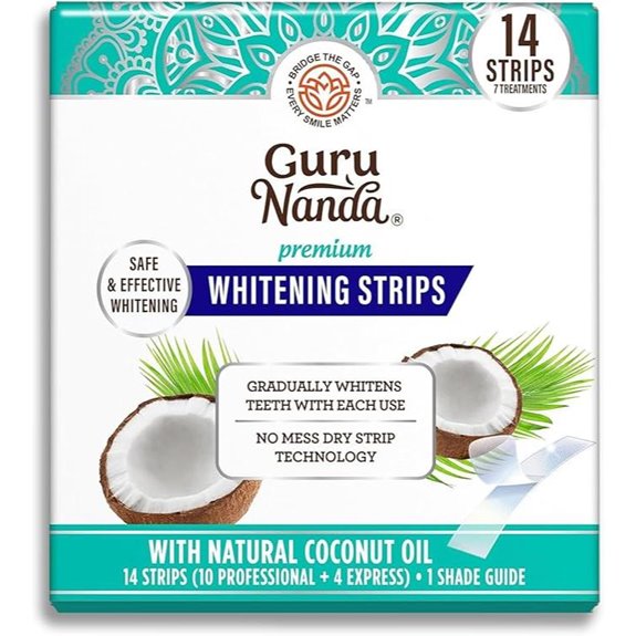 GuruNanda Teeth Whitening Strips - 7-Day Treatment