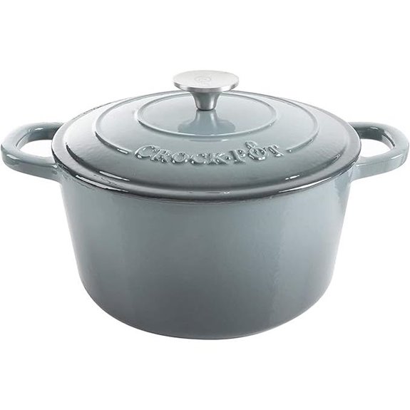 Crock-Pot Artisan 7-Quart Cast Iron Dutch Oven