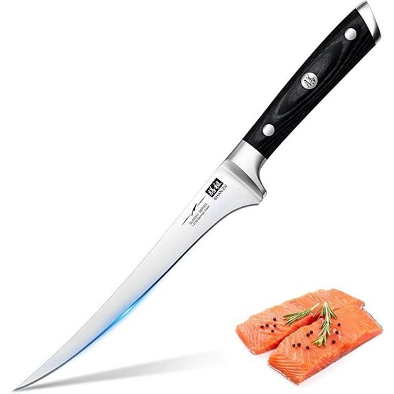 SHAN ZU 7-Inch Boning Knife for Fish & Meat