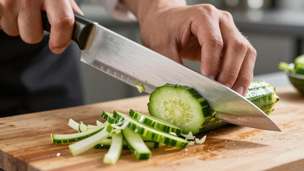 sharp knives ensure safe cuts
