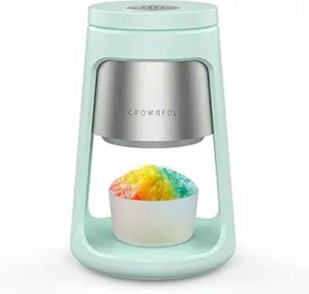 CROWNFUL Shaved Ice Machine with Cups