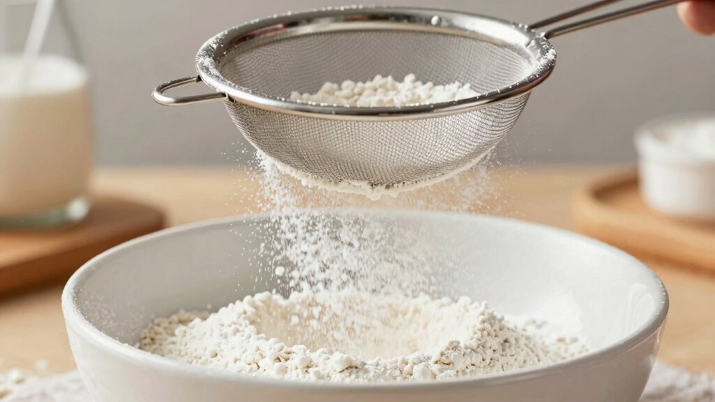 sift for light airy baked goods