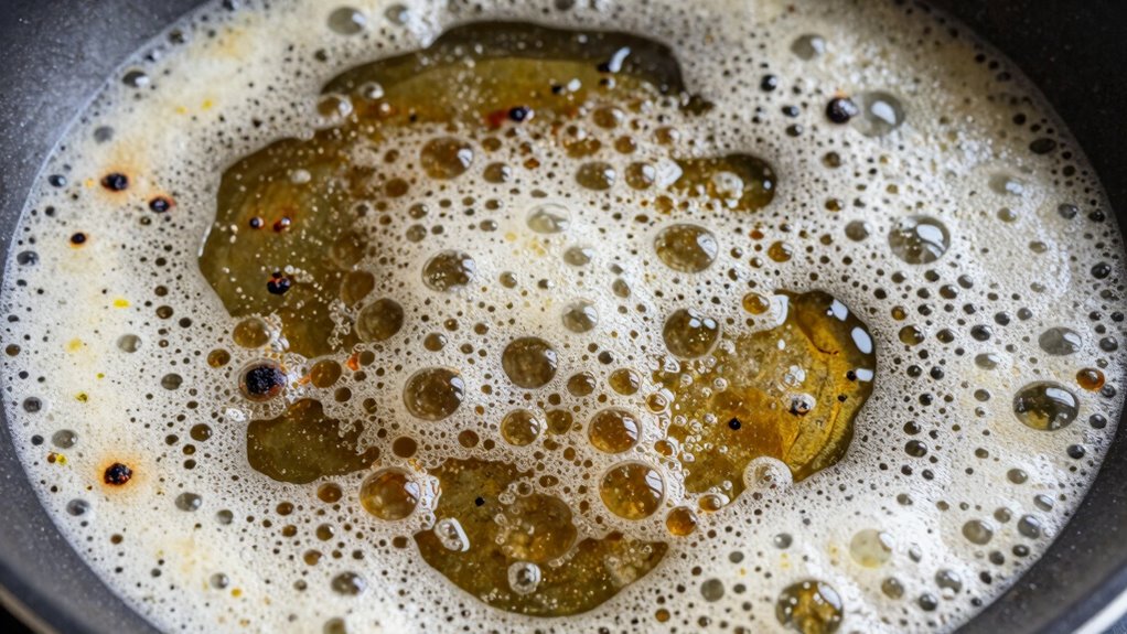 signs of frying oil breakdown