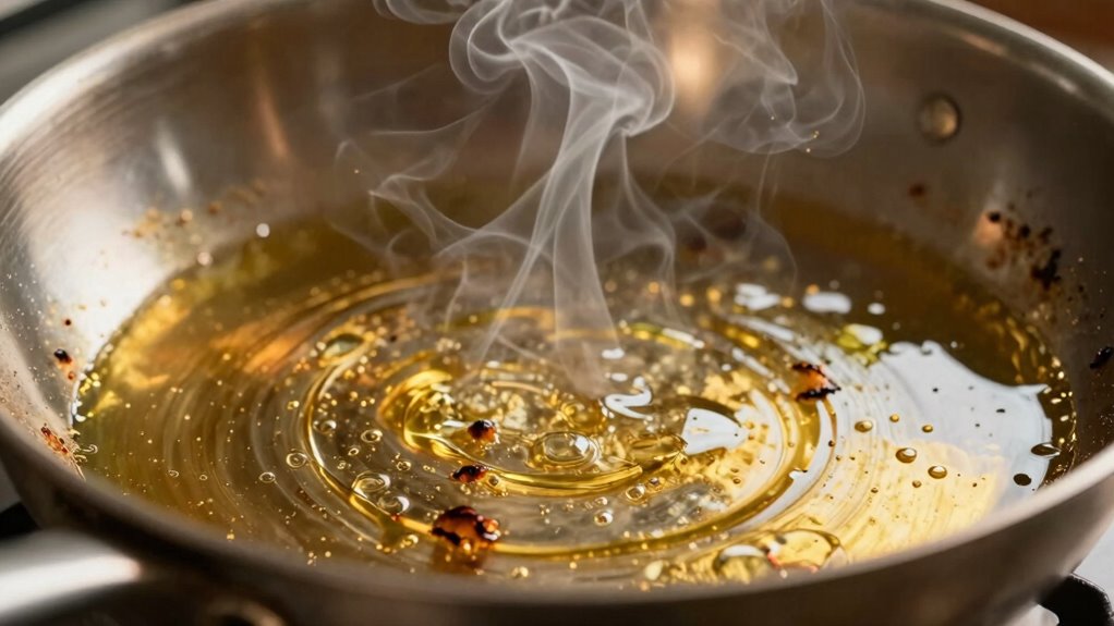 signs of oil overheating