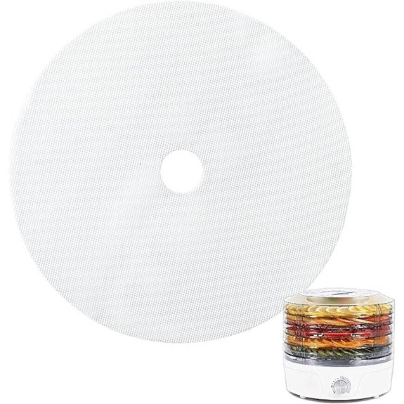 8 Pack Silicone Dehydrator Sheets for Food & Herbs