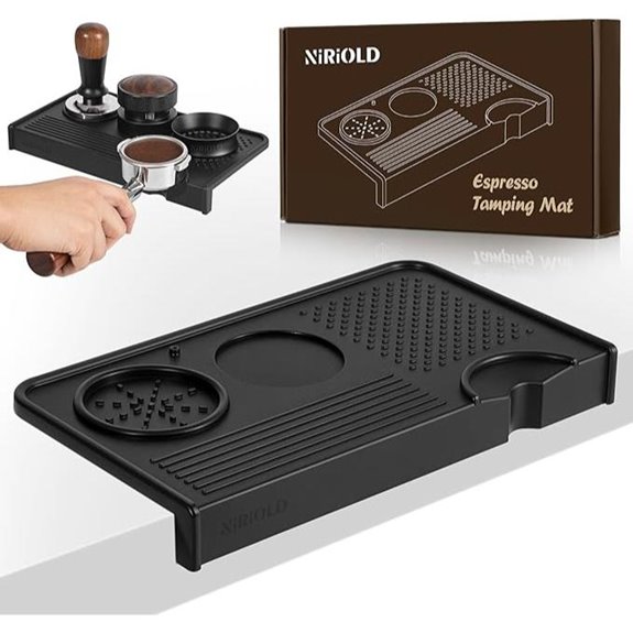 Espresso Tamper Mat Food Grade Silicone Waterproof Heat-Resistant