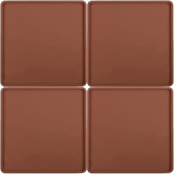 4 Pack Silicone Dehydrator Sheets for Fruits and Vegetables