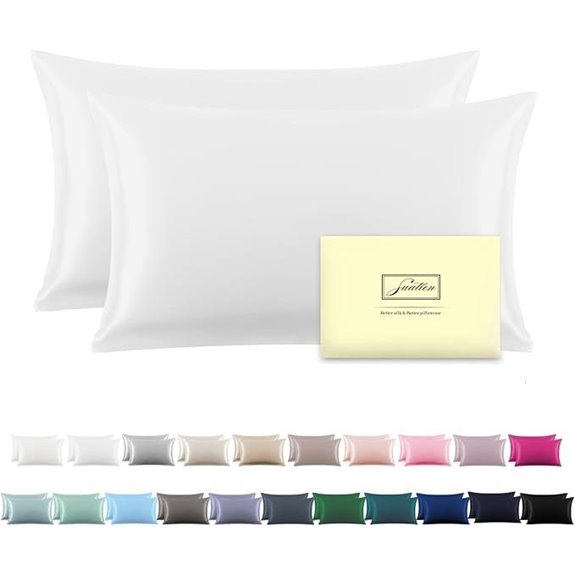 Silk Pillowcases for Hair and Skin (2-Pack)