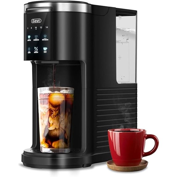 Gevi Single Serve Coffee Maker with Water Reservoir