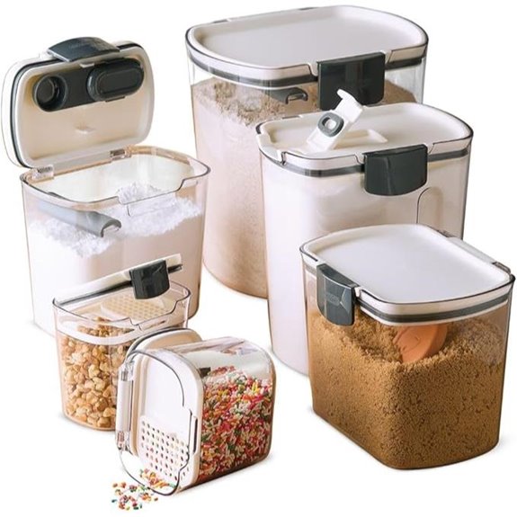 Progressive ProKeeper 6-Piece Airtight Kitchen Canister Set