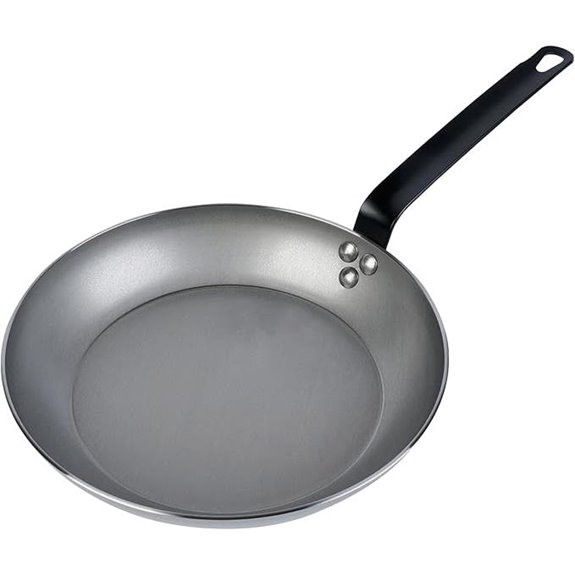 Restaurantware 6-Pack 11-Inch Carbon Steel Fry Pans