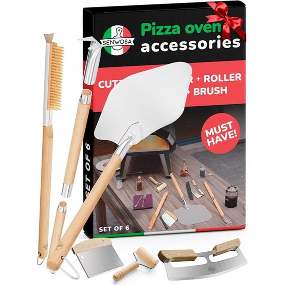 Premium Pizza Oven Accessories Kit (6 Pieces)