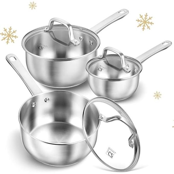 Koch Systeme CS Stainless Steel Saucepan Set (6 pcs)