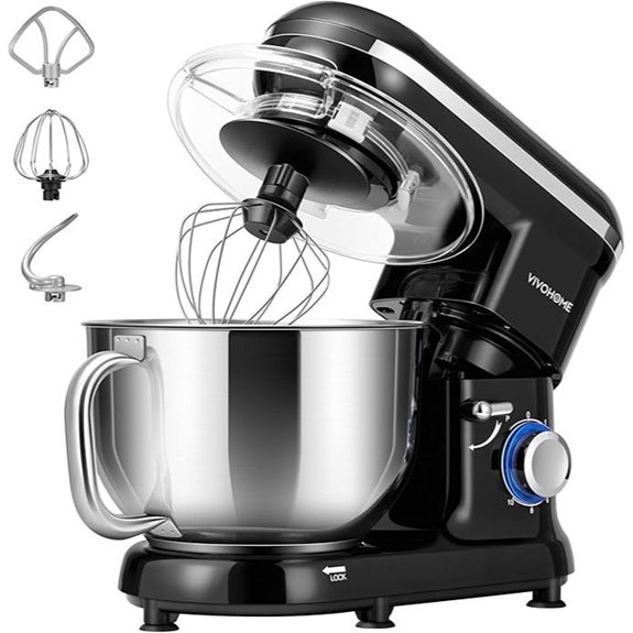 VIVOHOME 6-Quart Stand Mixer with Attachments