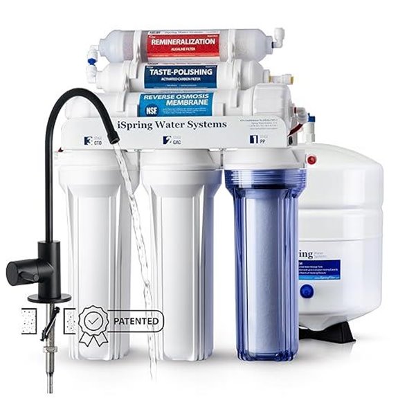 iSpring RCC7AK-BLK 6-Stage Reverse Osmosis System