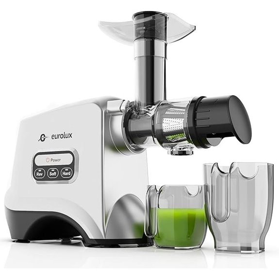 Eurolux Slow Masticating Juicer for Fruits & Veggies