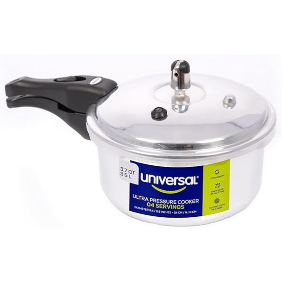 Universal Small Aluminum Pressure Cooker (3.7 Qt)