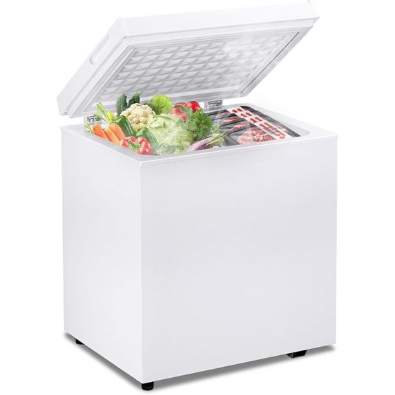 2.0 Cu.Ft Compact Chest Freezer with Removable Basket