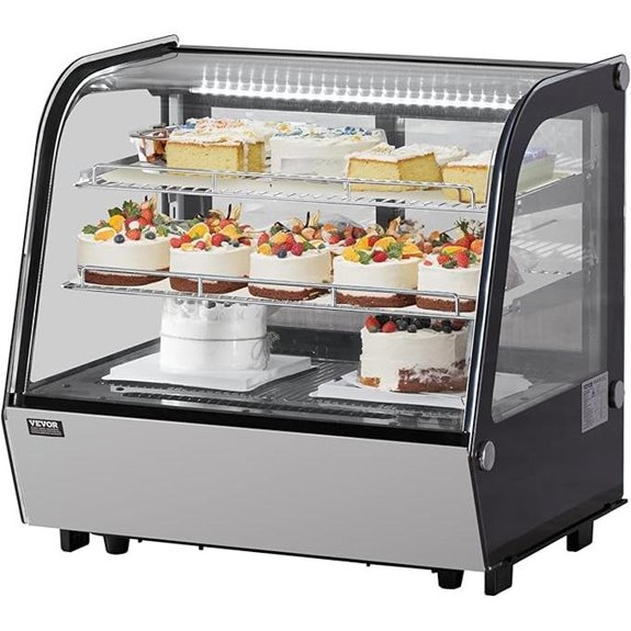 VEVOR 4.2 Cu.Ft. Countertop Pastry Display Refrigerator