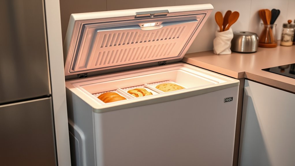 small freezer size and efficiency
