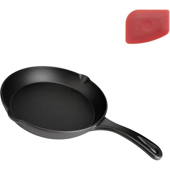 8-Inch Pre-Seasoned Cast Iron Skillet