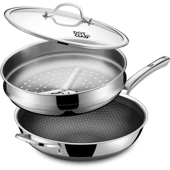 13-Inch Non-Stick Hybrid Stainless Steel Wok