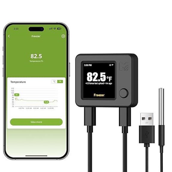 MOCREO WiFi Refrigerator & Freezer Thermometer