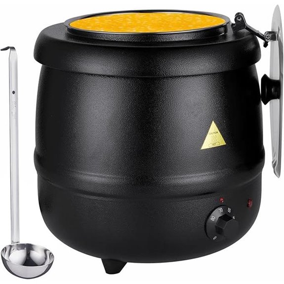 Food Soup Kettle Warmer with Ladle