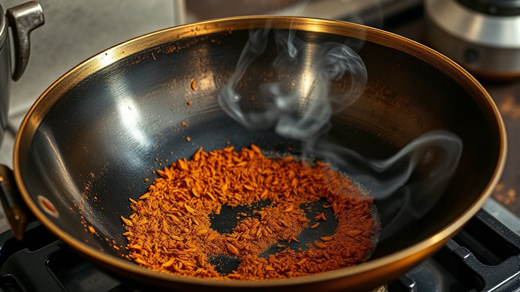 spice roasting enhances flavor
