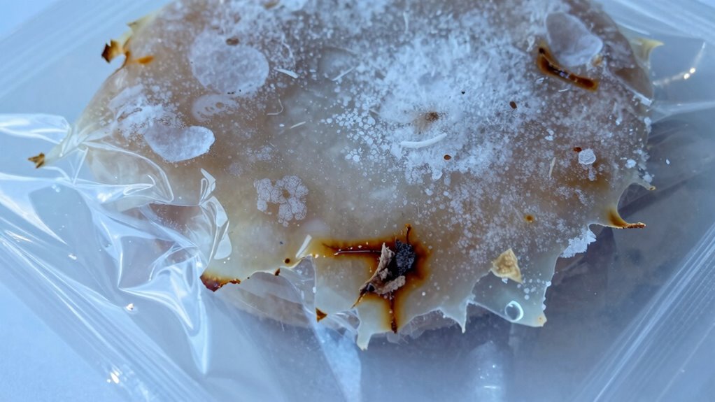 spot discoloration and texture